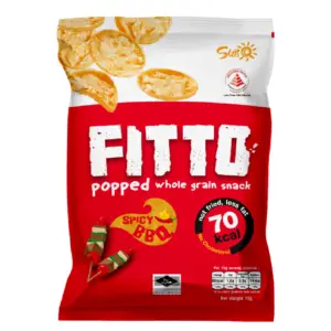 Fitto Popped Whole Grain Snack (Spicy BBQ)